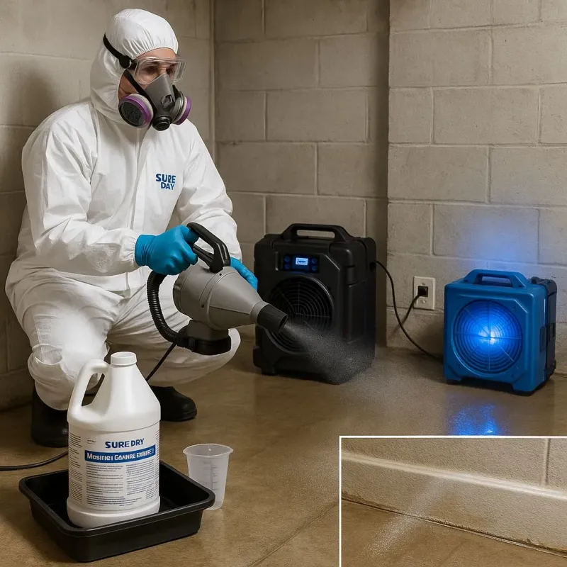 Sanitization and Odor Removal process in Middle River, MD